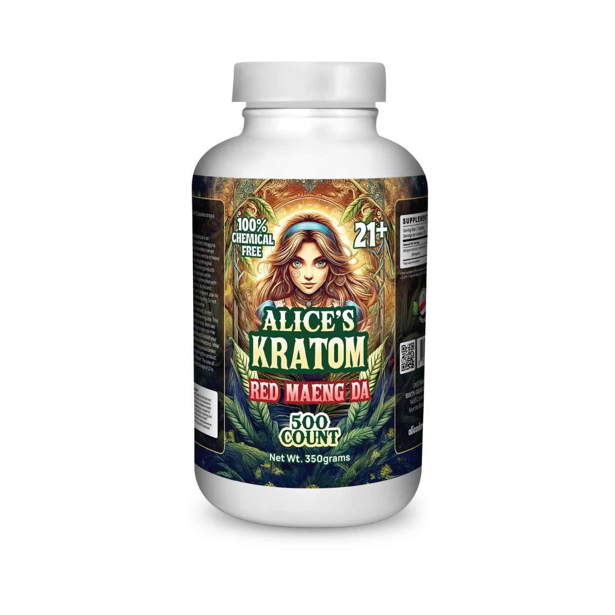 Red Maeng DA 500ct | Alice Kratom