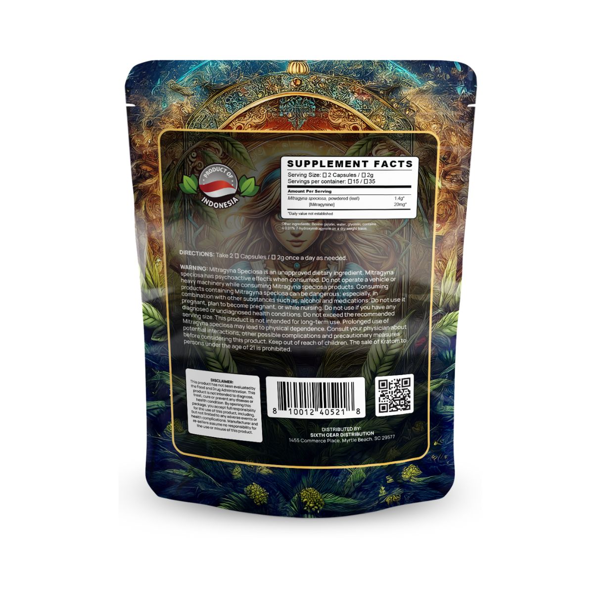 Red Maeng DA 70g | Alice Kratom