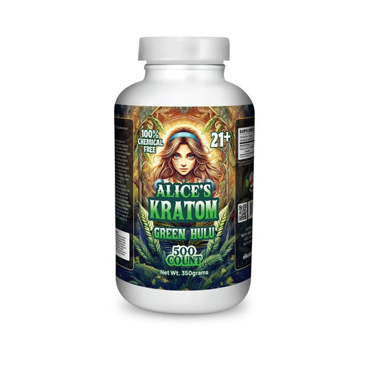 Green Hulu 500ct | Alice Kratom