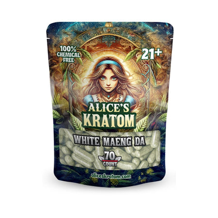 White Maeng DA 70ct | Alice Kratom
