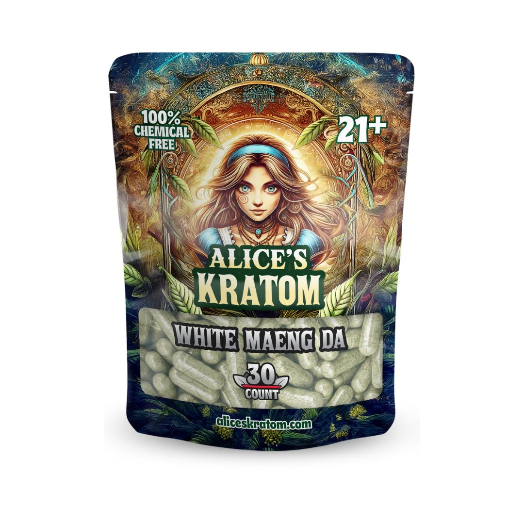 White Maeng DA 30ct | Alice Kratom