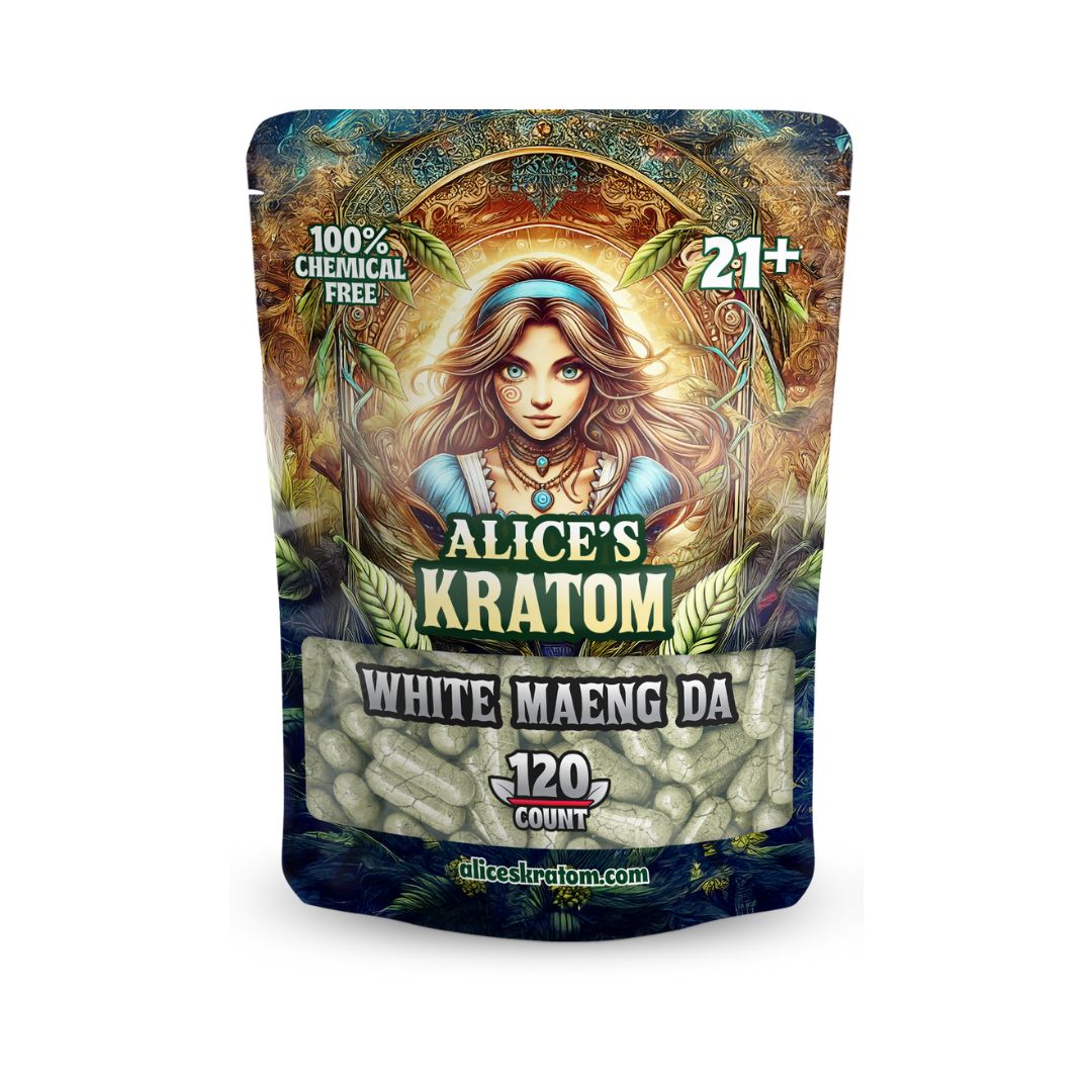 White Maeng DA 120ct | Alice Kratom